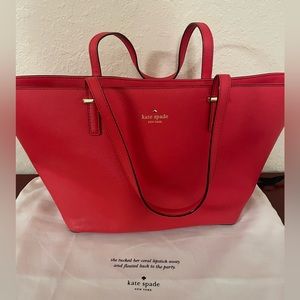 Kate Spade Leather Bag - Red.  Great Condition